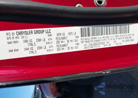 2012 Jeep Compass Latitude z USA, uszkodzony, nr VIN 1C4NJDEB3CD537625